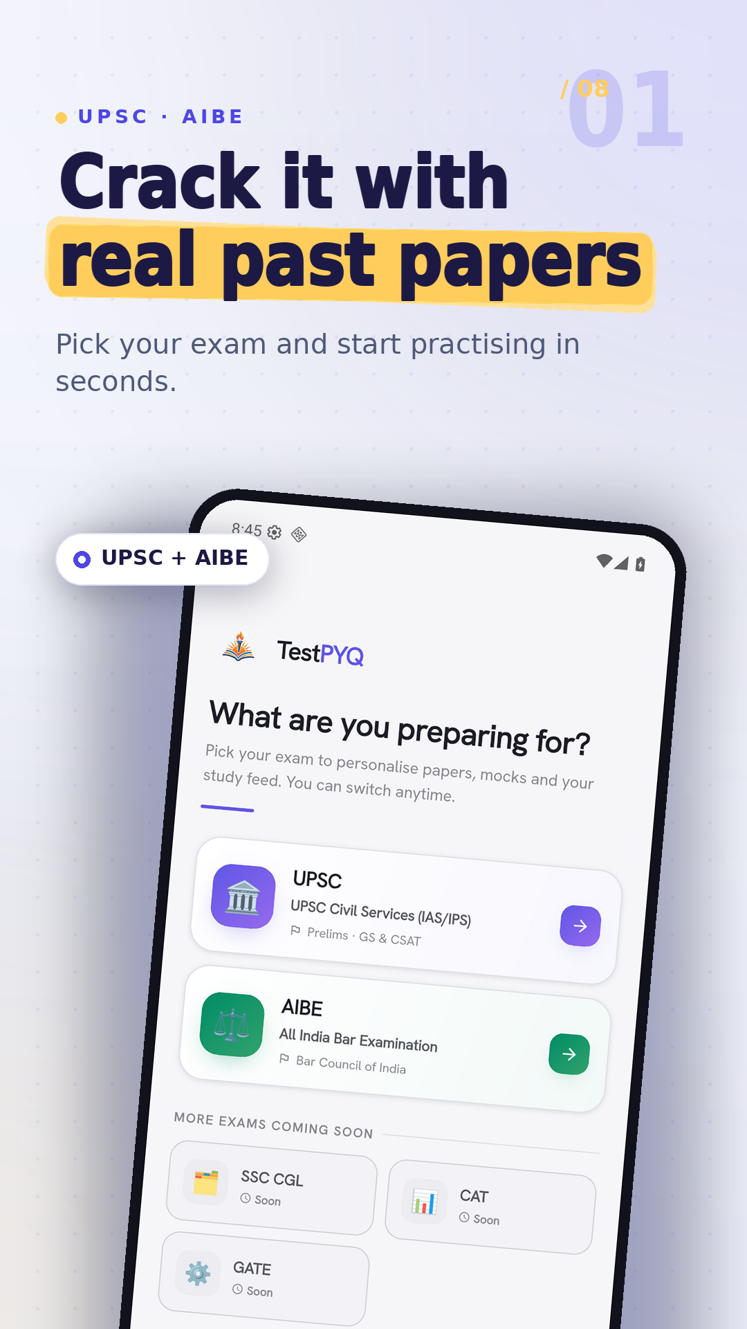 Choose your exam